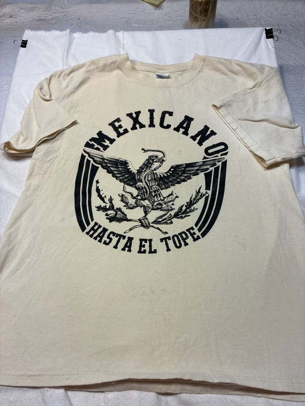 Yazbek Mexicano Hasta El Tope Graphic T-Shirt Size L